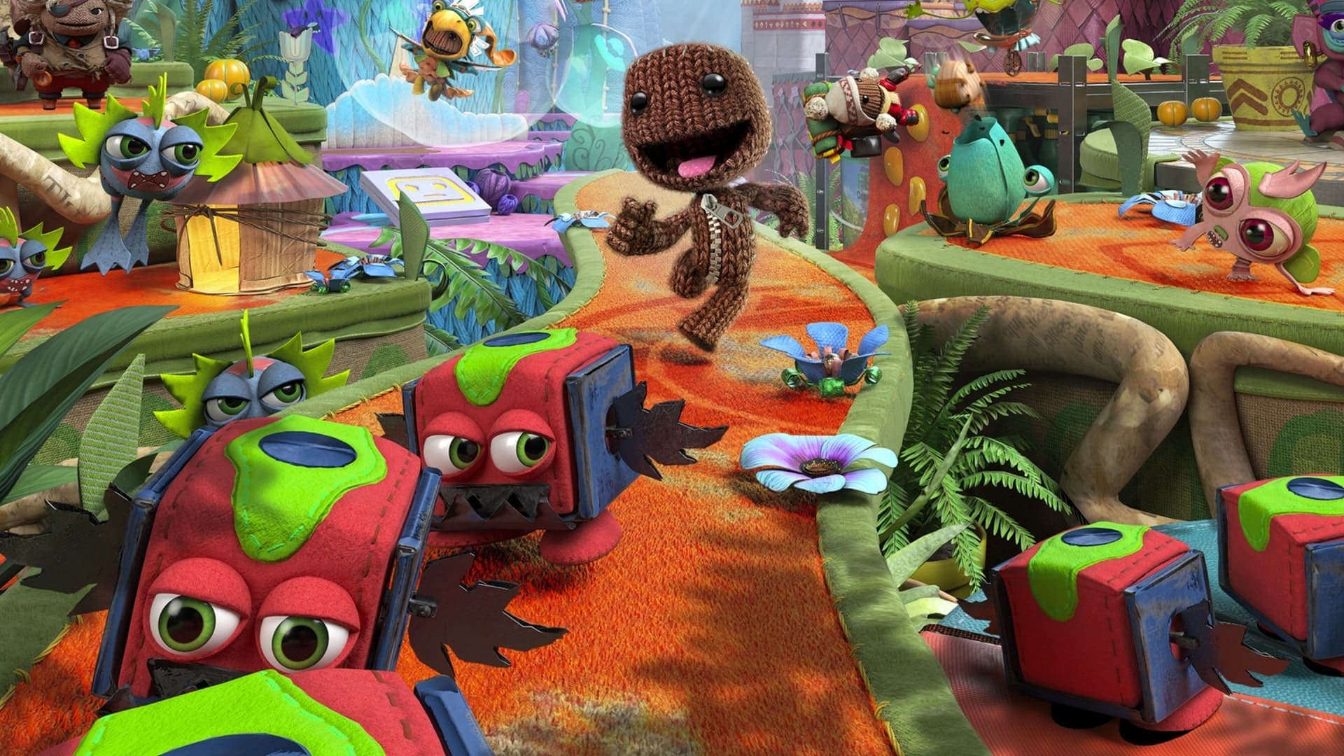 Imagem do game Sackboy: uma grande aventura